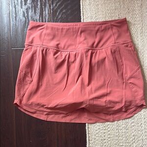 Coral Athleta Skort